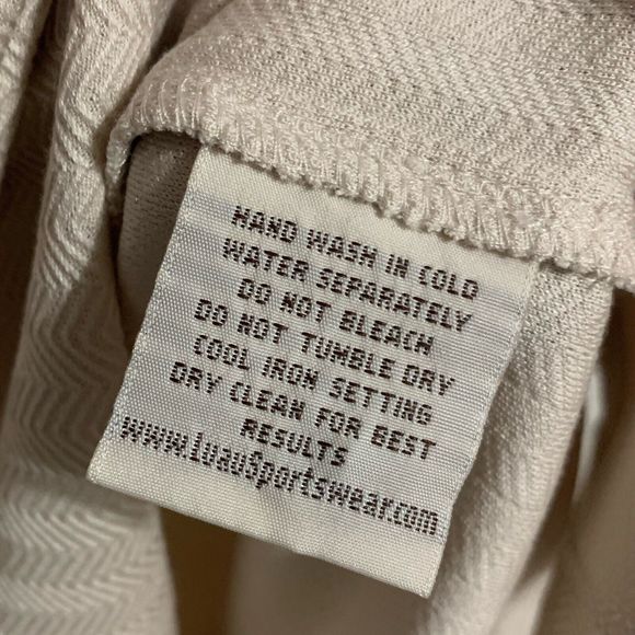 LUAU Tuscany  100% Silk Jacquard and Cuffs Herringbone Weave 3 Button 2X - Picture 5 of 6